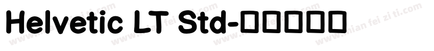 Helvetic LT Std字体转换